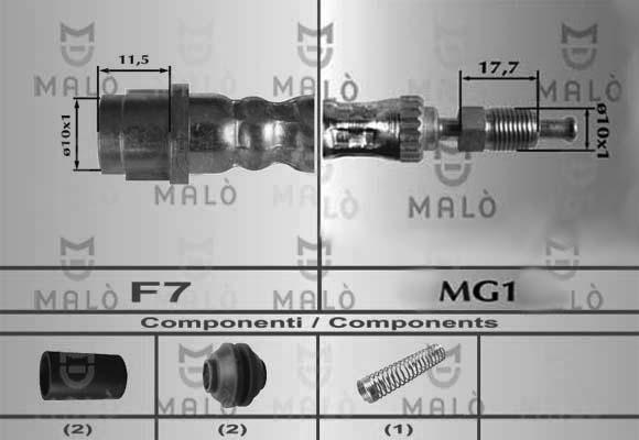 AKRON-MALÒ 80544 - Brake Hose car-mod.net