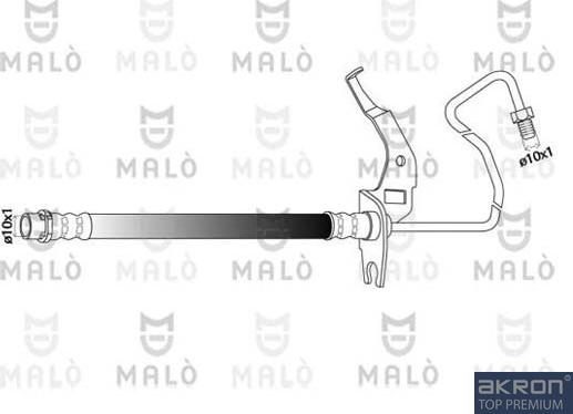 AKRON-MALÒ 80580 - Brake Hose car-mod.net