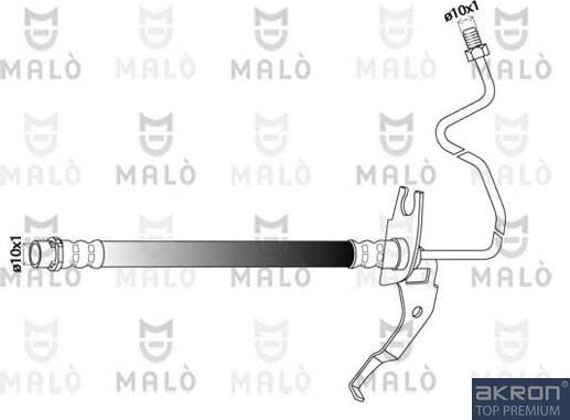 AKRON-MALÒ 80581 - Brake Hose car-mod.net