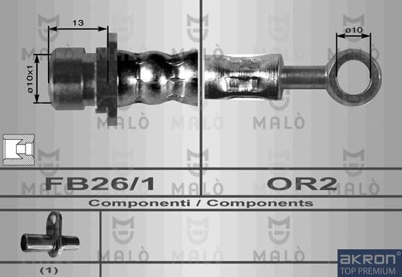 AKRON-MALÒ 8069 - Brake Hose car-mod.net