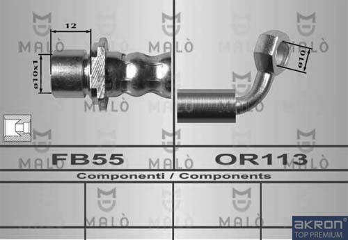 AKRON-MALÒ 80616 - Brake Hose car-mod.net