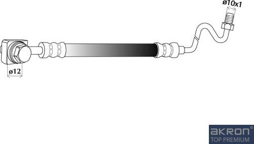 AKRON-MALÒ 80623 - Brake Hose car-mod.net