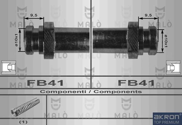 AKRON-MALÒ 80044 - Brake Hose car-mod.net