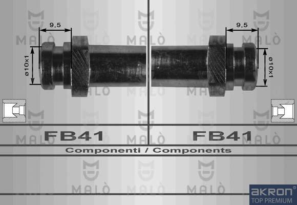 AKRON-MALÒ 80049 - Brake Hose car-mod.net