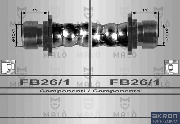 AKRON-MALÒ 8078 - Brake Hose car-mod.net