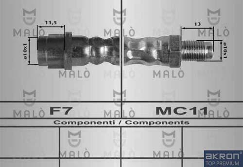 AKRON-MALÒ 80194 - Brake Hose car-mod.net