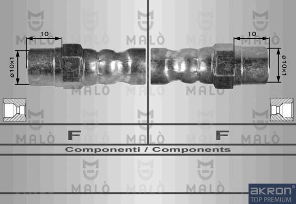 AKRON-MALÒ 8229 - Brake Hose car-mod.net