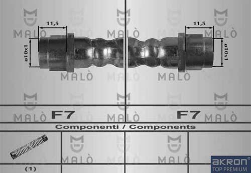 AKRON-MALÒ 80170 - Brake Hose car-mod.net