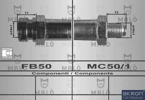 AKRON-MALÒ 80360 - Brake Hose car-mod.net
