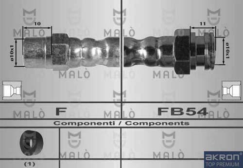 AKRON-MALÒ 80247 - Brake Hose car-mod.net