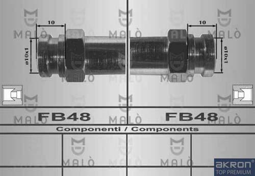 AKRON-MALÒ 80259 - Brake Hose car-mod.net