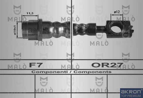 AKRON-MALÒ 80254 - Brake Hose car-mod.net