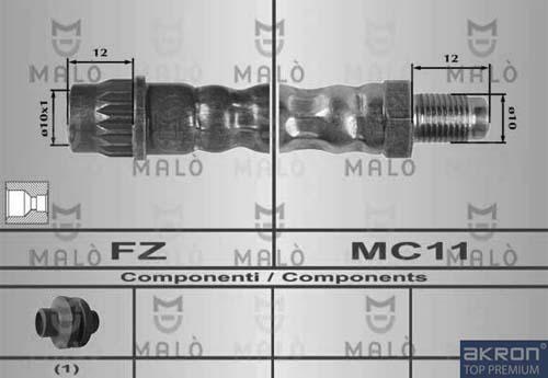 AKRON-MALÒ 81310 - Brake Hose car-mod.net