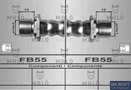 AKRON-MALÒ 80286 - Brake Hose car-mod.net