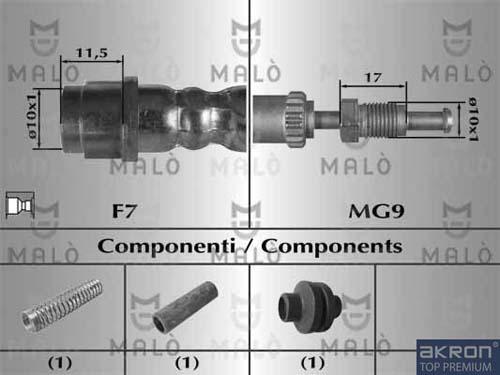 AKRON-MALÒ 81064 - Brake Hose car-mod.net