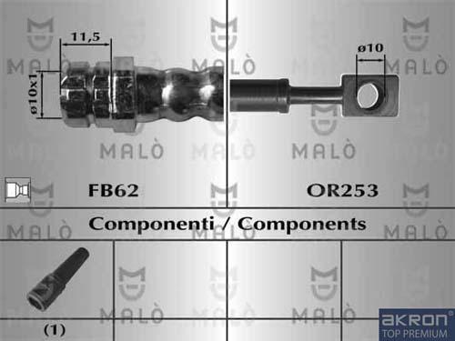 AKRON-MALÒ 81067 - Brake Hose car-mod.net