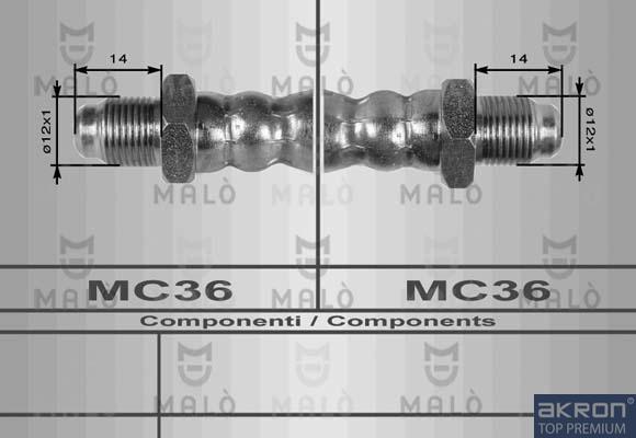 AKRON-MALÒ 8378 - Brake Hose car-mod.net