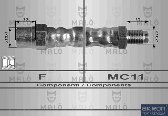 AKRON-MALÒ 8290 - Brake Hose car-mod.net