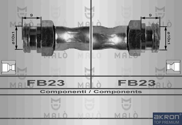 AKRON-MALÒ 8643 - Brake Hose car-mod.net