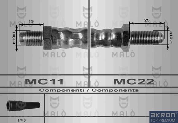 AKRON-MALÒ 8205 - Brake Hose car-mod.net