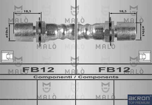 AKRON-MALÒ 8213 - Brake Hose car-mod.net