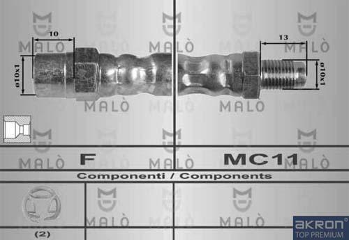 AKRON-MALÒ 8232 - Brake Hose car-mod.net