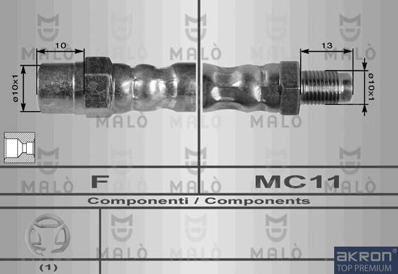 AKRON-MALÒ 8228 - Brake Hose car-mod.net