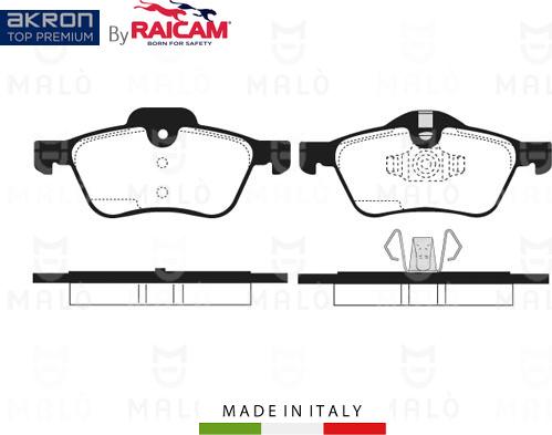 AKRON-MALÒ 28480085 - Brake Pad Set, disc brake car-mod.net