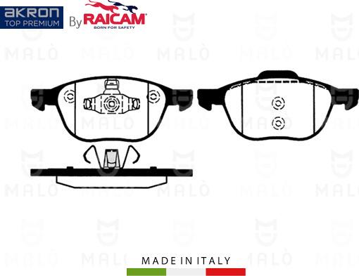 AKRON-MALÒ 28480113 - Brake Pad Set, disc brake car-mod.net
