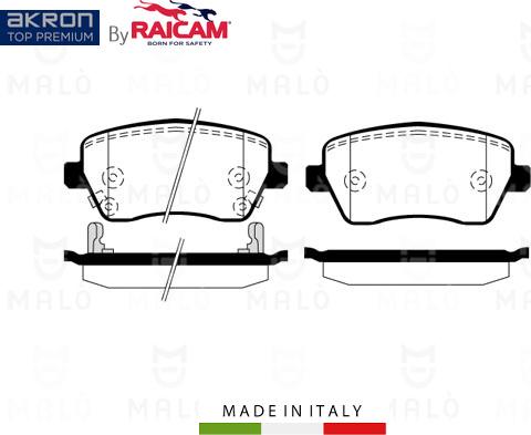 AKRON-MALÒ 28480204 - Brake Pad Set, disc brake car-mod.net