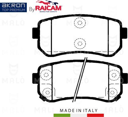 AKRON-MALÒ 28480211 - Brake Pad Set, disc brake car-mod.net