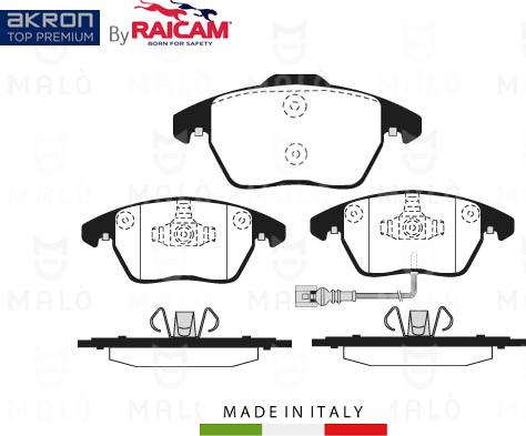 AKRON-MALÒ 28481035 - Brake Pad Set, disc brake car-mod.net