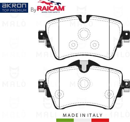AKRON-MALÒ 28481173 - Brake Pad Set, disc brake car-mod.net