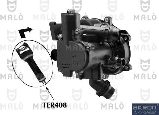 AKRON-MALÒ TER408 - Coolant thermostat / housing car-mod.net