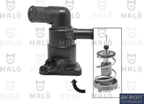 AKRON-MALÒ TER486 - Coolant thermostat / housing car-mod.net