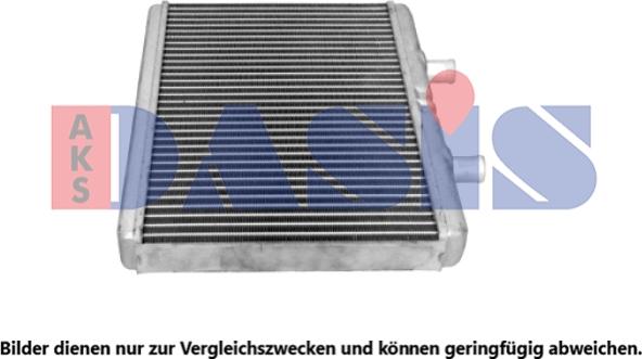 AKS Dasis 409006N - Heat Exchanger, interior heating car-mod.net