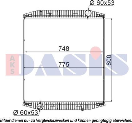 AKS Dasis 400010S - Radiator, engine cooling car-mod.net