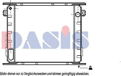 AKS Dasis 400013N - Radiator, engine cooling car-mod.net