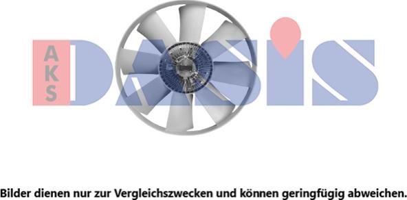 AKS Dasis 408085N - Clutch, radiator fan car-mod.net