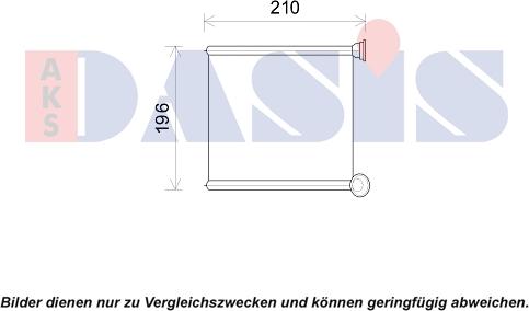 AKS Dasis 489011N - Heat Exchanger, interior heating car-mod.net