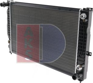 AKS Dasis 480011N - Radiator, engine cooling car-mod.net