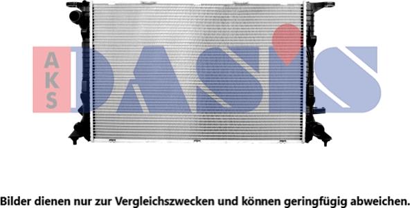 AKS Dasis 480024N - Radiator, engine cooling car-mod.net