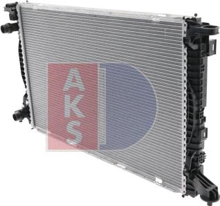 AKS Dasis 480102N - Radiator, engine cooling car-mod.net