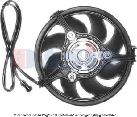 AKS Dasis 488025N - Electric Motor, radiator fan car-mod.net