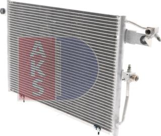 AKS Dasis 482000N - Condenser, air conditioning car-mod.net