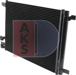 AKS Dasis 482023N - Condenser, air conditioning car-mod.net