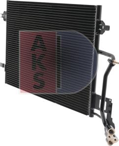 AKS Dasis 482240N - Condenser, air conditioning car-mod.net