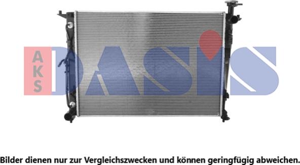 AKS Dasis 560126N - Radiator, engine cooling car-mod.net
