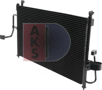 AKS Dasis 512015N - Condenser, air conditioning car-mod.net