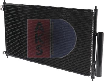 AKS Dasis 512028N - Condenser, air conditioning car-mod.net